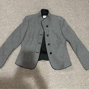 Armani Collezioni Monochrome Houndstooth Jacket